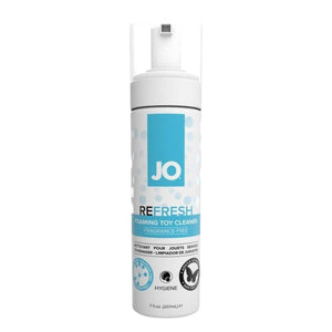 System JO Refresh Foaming Toy Cleaner Fragrance Free 207ml/7 fl. oz love is love buy sex toys in singapore u4ria loveislove