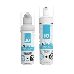 System JO Refresh Foaming Toy Cleaner Fragrance Free 50ml/1.7 fl oz or 207ml/7 fl. oz love is love buy sex toys in singapore u4ria loveislove
