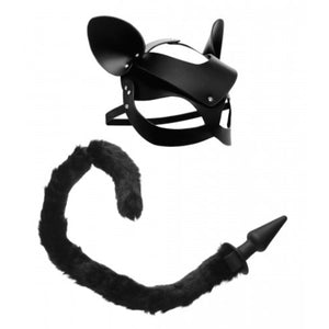 Tailz Cat Tail Anal Plug and Mask Set Black Buy in Singapore LoveisLove U4Ria 
