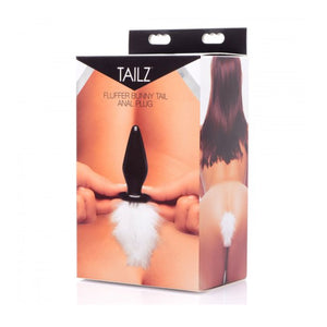 Tailz Fluffer Bunny Tail Glass Anal Plug Buy in Singapore LoveisLove U4ria 