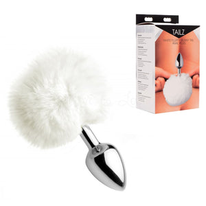 Tailz White Fluffy Bunny Tail Anal Plug Buy in Singapore LoveisLove U4ria 