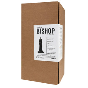 Tantus Bishop XL Dildo Onyx Black 11 Inches Ultra-Premium Silicone