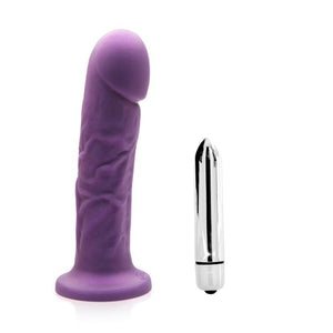 Tantus Goliath Super Soft Midnight Purple Vibrator Kit buy at LoveisLove U4Ria Singapore