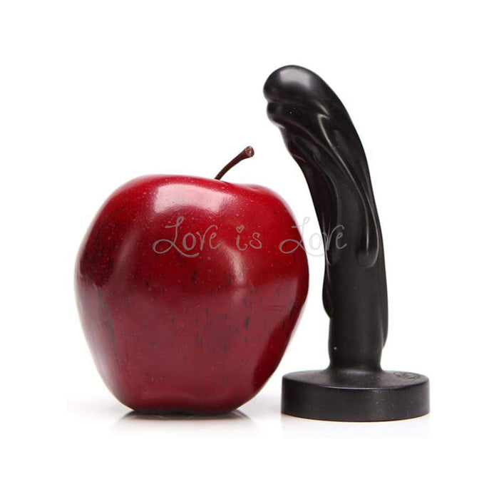 Tantus Mini Magma Molten Texture Dildo Black