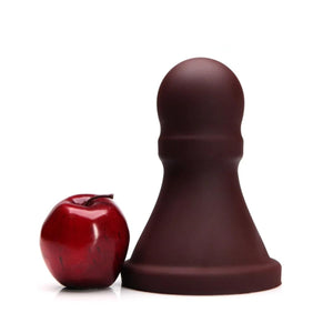 Tantus Pawn Firm XL Stretching Anal Plug Oxblood Red 7.25 Inches love is love buy sex toys singapore u4ria