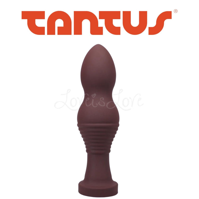 Tantus Piggy Firm XL Anal Plug Oxblood Red 10 Inches