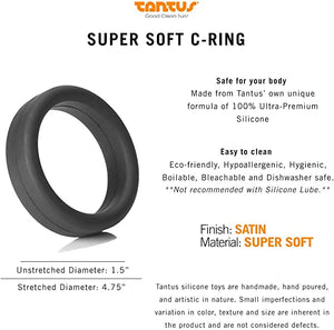 Tantus Silicone Super Soft C-Ring 1.5"