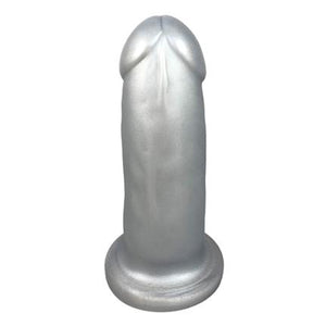 Tantus They/Them Super Soft Silicone Dildo Silver buy in Singpore Loveislove U4ria