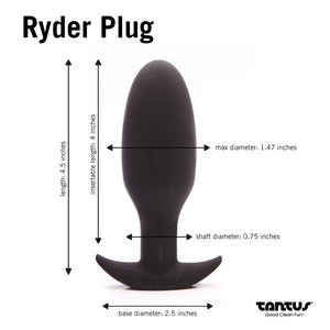 Tantus Ryder Soft Silicone Anal Plug 4 Inch buy at LoveisLove U4Ria Singapore