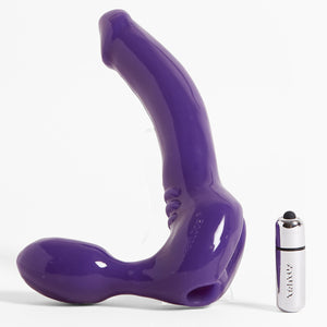 Tantus Feeldoe Classic Violet strapless strap-on ultra-premium silicone buy at LoveisLove U4Ria Singapore