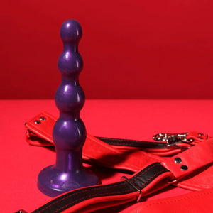 Tantus Ripple Large Purple Ultra-Premium Silicone