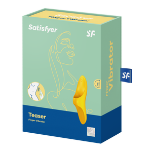 Satisfyer Teaser Finger Vibrator Dark Yellow love is love buy sex toys in singapore u4ria loveislove