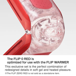 Tenga Flip Zero & Warmer Set Red Buy in Singapore Loveislove U4Ria 