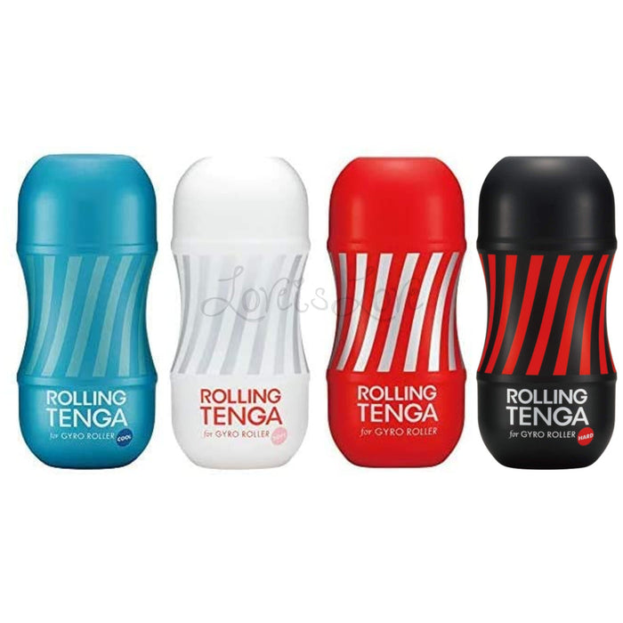 Tenga Gyro Roller Cup Soft White or Original Red or Hard Black or Cool Blue (To Use With Tenga Gyro Roller)