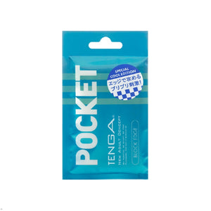 Tenga Pocket Block Edge Cool Edition (Light Blue) love is love buy sex toys in singapore u4ria loveislove