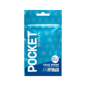 Tenga Pocket Cool Edition (Light Blue) Block Edge or Cold Spark