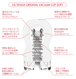 Tenga SD Original Vacuum Cup Soft or Regular or Hard (New Generation 2022 Edition) Buy in Singapore LoveisLove U4Ria