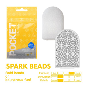 Tenga Pocket Spark Beads (Yellow) love is love buy sex toys in singapore u4ria loveislove