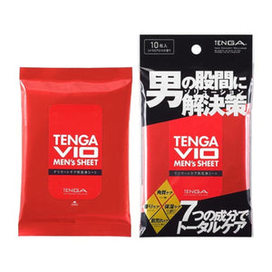 Tenga Vio Men's Sheet Wet-Type Cleaning Wipes 10's Buy in Singapore LoveisLove U4Ria 