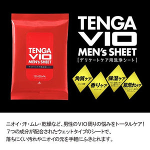 Tenga Vio Men's Sheet Wet-Type Cleaning Wipes 10's Buy in Singapore LoveisLove U4Ria 