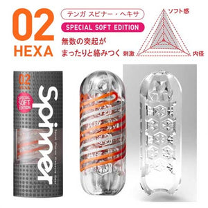 Tenga Spinner Special Soft Edition 01 Tetra Or 02 Hexa Or 03 Shell Buy in Singapore LoveisLove U4ria 