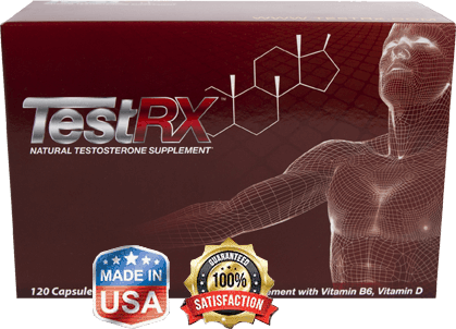 TestRX Natural Testosterone Supplement - Anti-Aging (120 capsules)