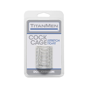 TitanMen Tools Cock Cage Clear or Black