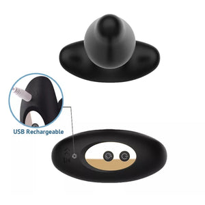 Tracy's Dog Carl Large Vibrating Remote Controlled Anal Plug with 360 Degree Rotating Beads in Black Buy in Singapore Loveislove U4Ria