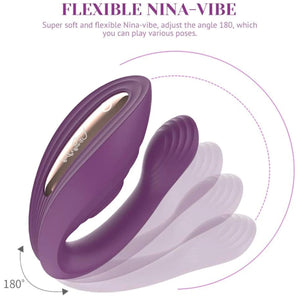 Tracy's Dog Nina Vibe Couple Vibrator Purple Buy in Singapore LoveisLove U4Ria 