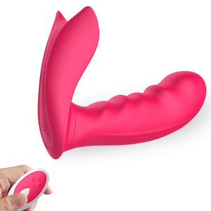 Tracy's Dog Wearable Butterfly Remote Control Vibrator Pink Buy in Singapore LoveisLove U4Ria 