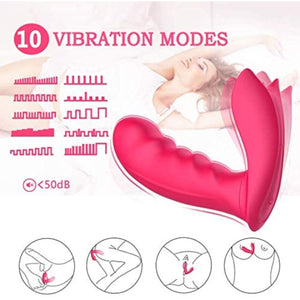 Tracy's Dog Wearable Butterfly Remote Control Vibrator Pink Buy in Singapore LoveisLove U4Ria 