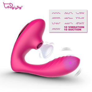 Tracy's Dog Clitoral Sucking and G-Spot Vibrator buy at LoveisLove U4Ria Singapore