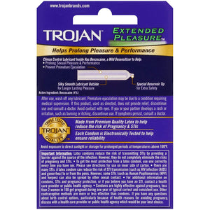 Trojan Extended Pleasure Condom 3 pcs buy in Singapore LoveisLove U4ria