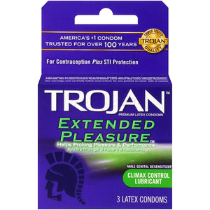 Trojan Extended Pleasure Condom 3 pcs buy in Singapore LoveisLove U4ria