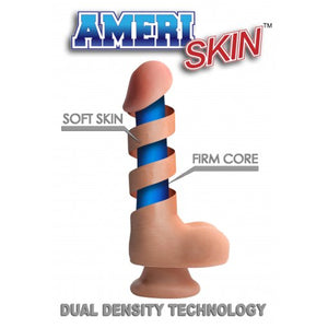 USA 7 Inch Ultra Real Dual Layer Suction Cup Dildo Medium Skin Tone Buy in Singapore LoveisLove U4ria 