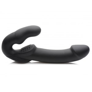 U Strap Evoke Rechargeable Vibrating Silicone Strapless Strap On Buy in Singapore LoveisLove U4ria 