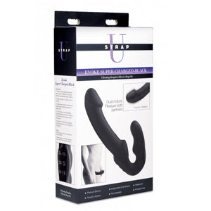 U Strap Evoke Rechargeable Vibrating Silicone Strapless Strap On Buy in Singapore LoveisLove U4ria 