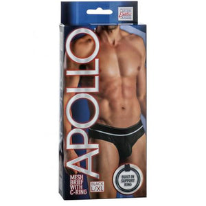 Apollo Mesh Brief With C-Ring Black buy in Singapore LoveisLove U4ria