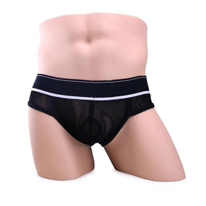 Apollo Mesh Brief With C-Ring Black buy in Singapore LoveisLove U4ria