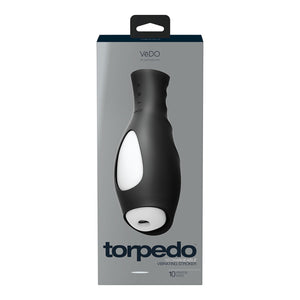 VeDo Torpedo Vibrating Rechargeable Stroker Black