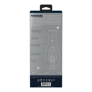 VeDo Torpedo Vibrating Rechargeable Stroker Black