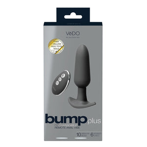 VeDO Bump Plus Rechargeable Remote Control Anal Vibe Black Buy in Singapore LoveisLove U4Ria VeDO Bump Plus Rechargeable Remote Control Anal Vibe Black Buy in Singapore LoveisLove U4Ria 