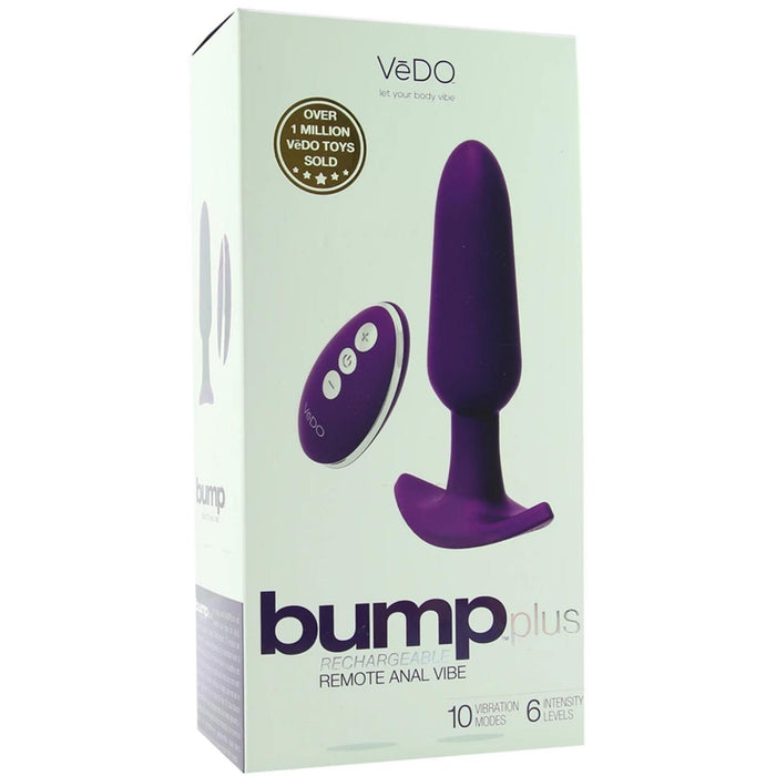 VeDO Bump Plus Rechargeable Remote Control Anal Vibe