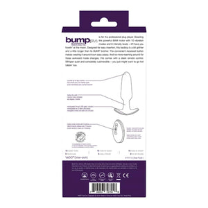 VeDO Bump Plus Rechargeable Remote Control Anal Vibe