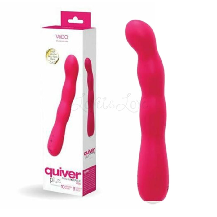 VeDo Quiver Rechargeable Plus Vibe Foxy Pink (New in Rechargeable Edition)(Last Piece)