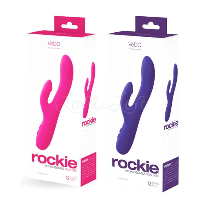 VeDo Rockie Rechargeable Vibrator Foxy Pink or Indigo