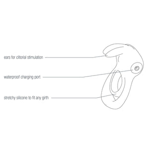 VeDo Thunder Bunny Rechargeable Dual Cock Ring
