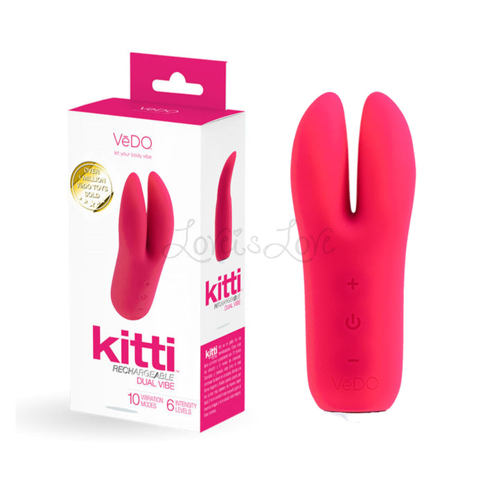 Vedo Kitti Rechargeable Dual Vibe Foxy