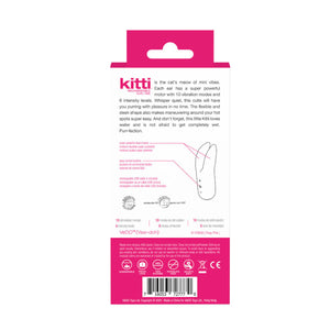 Vedo Kitti Rechargeable Dual Vibe Foxy Pink Buy in Singapore LoveisLove U4Ria 