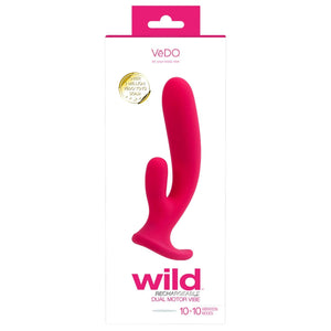 Vedo Wild Rechargeable Dual Vibe Pink Love Is Love Buy In Singapore Sex Toys U4ria